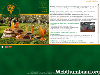 fruitgourmet.com website preview