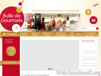 bulle-de-gourmets.fr website preview