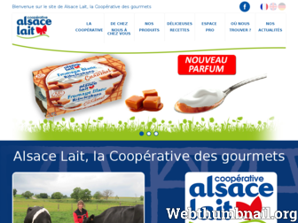 alsace-lait.com website preview