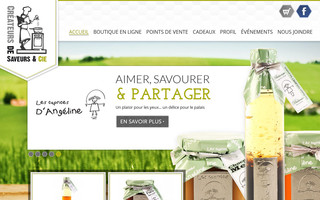 lescapricesdangeline.com website preview