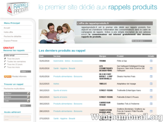 rappelsproduits.fr website preview