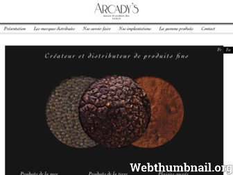 arcadys-paris.com website preview