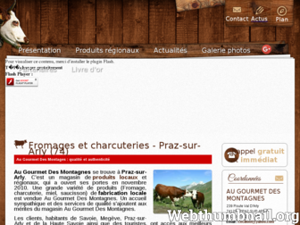 augourmetdesmontagnes.com website preview