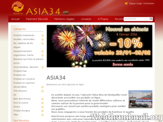 asia34.fr website preview