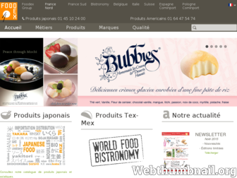 foodex.fr website preview