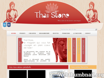 thai-store.be website preview