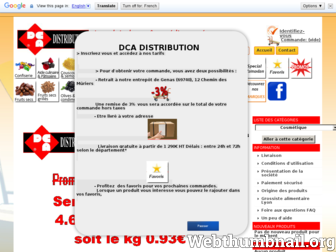dca-distribution.fr website preview