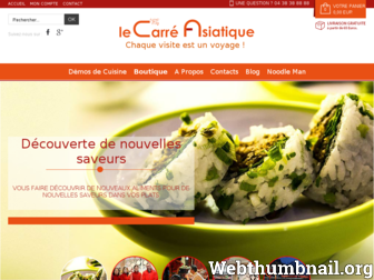 lecarreasiatique.com website preview