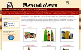 marchedasie.fr website preview