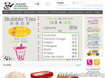 asie-gourmande.com website preview