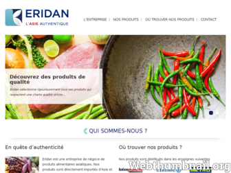 eridan.com website preview