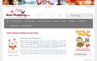 asie-shopping.com website preview