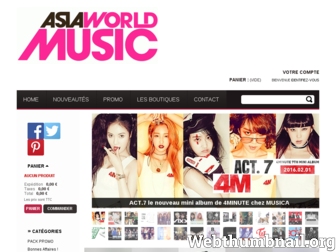 asiaworldmusic.fr website preview