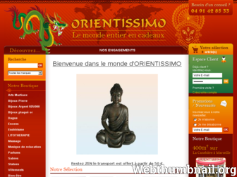 orientissimo.com website preview