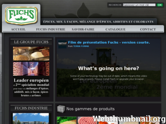 fuchs-industrie.fr website preview