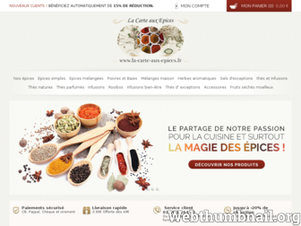 la-carte-aux-epices.fr website preview
