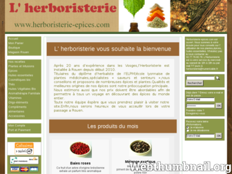 herboristerie-epices.com website preview