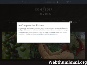 lecomptoirdespoivres.com website preview