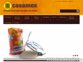 casamex.fr website preview