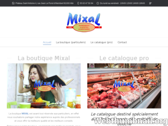 mixal-epices.fr website preview