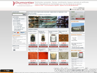 epices-dumortier.fr website preview