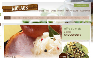 niclaus.fr website preview