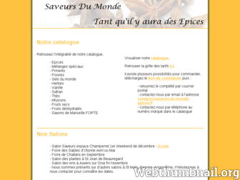 saveurs-du-monde-epices.fr website preview