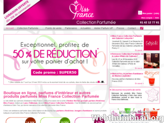 missfrancecollectionparfumee.fr website preview