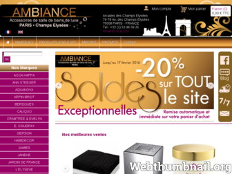 ambiance-champs-elysees.com website preview