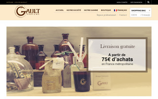 gault-parfums.fr website preview