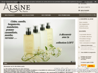 alsine.fr website preview