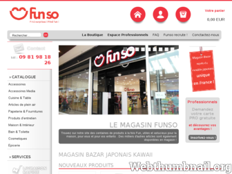 funso-shop.com website preview