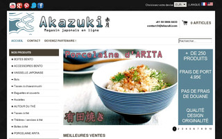 akazuki.fr website preview