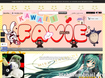 kawaii-favie.com website preview