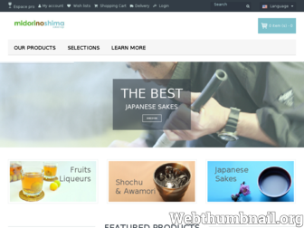 midorinoshima.com website preview