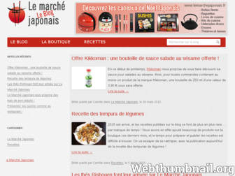 blog.lemarchejaponais.fr website preview