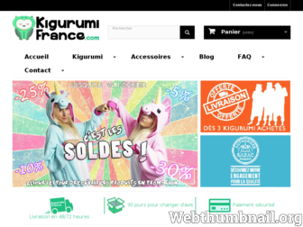 kigurumi-france.com website preview