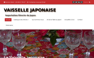 vaisselle-japonaise.fr website preview