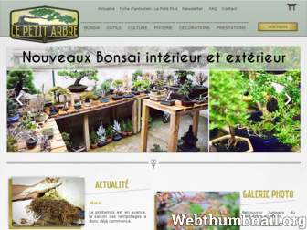 lepetitarbre.fr website preview