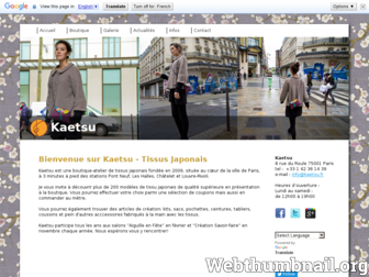 kaetsu.fr website preview
