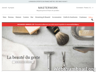 masterwork.fr website preview