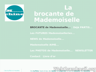 mademoisellechine.fr website preview