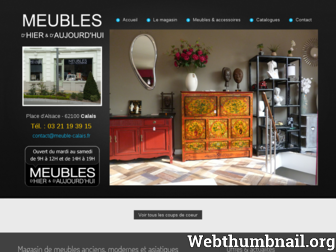 meuble-calais.fr website preview