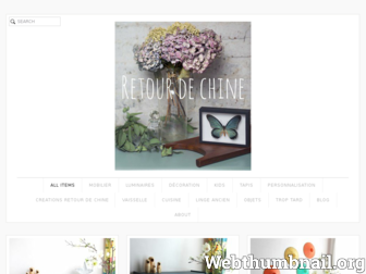 retourdechine.tictail.com website preview