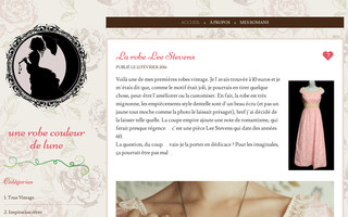 unerobecouleurdelune.wordpress.com website preview