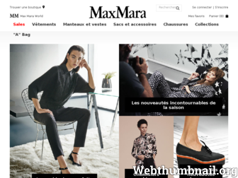 fr.maxmara.com website preview