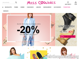 misscoquines.com website preview