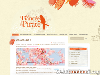 fianceedupirate.fr website preview