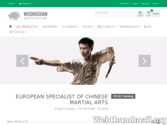 wushuguan.com website preview