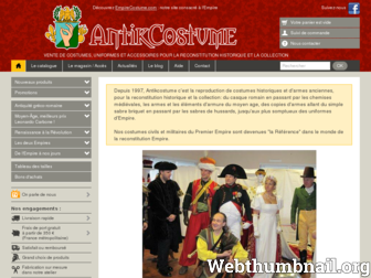 antikcostume.com website preview